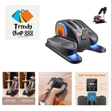 Compact & Lightweight Seated Elliptical Trainer - LCD Display, Remote Control