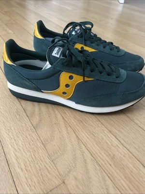 Saucony Trainer 80 Running Green Yellow Green Yellow Men's Size 11