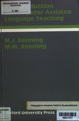 Introduction to Computer Assisted Language Teaching. Varios, Autores: