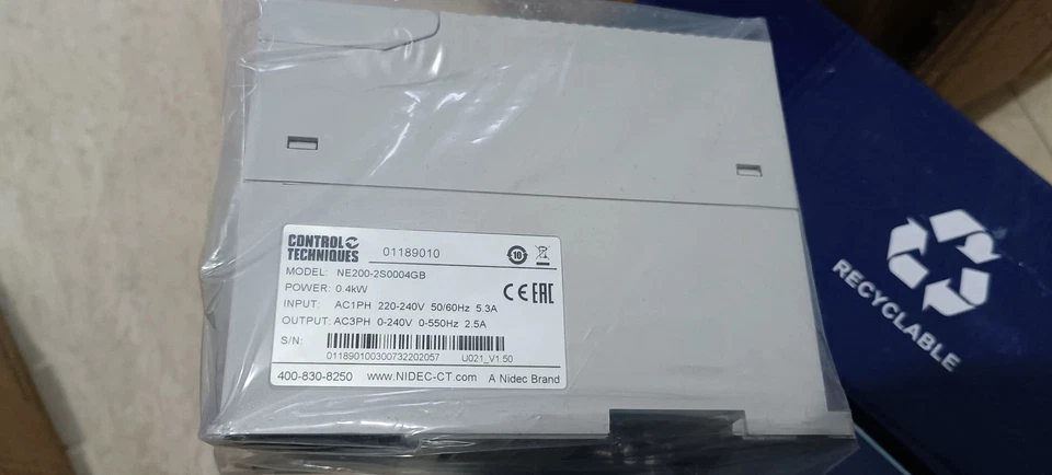 1PCS NEW Nidec NE200-2S0004GB Frequency changer DHL or FedEx Fast delivery - Image 3 of 3