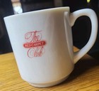 Vintage Coffee Cup United Airlines Red Carpet Club Airline Lounge