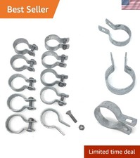 10-Pack High Tensile Brace Bands with Bolts for Reliable Fence Installation