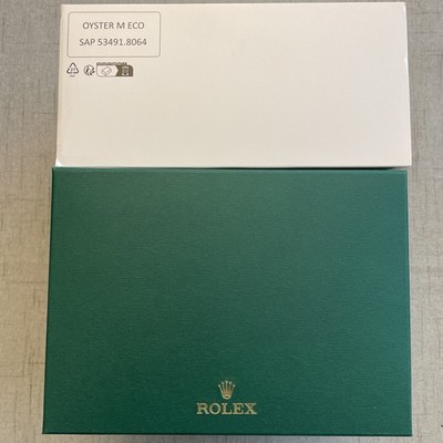 2026 Rolex Watch Box-Genuine -Medium Box & Outer White Packer. No Reserve