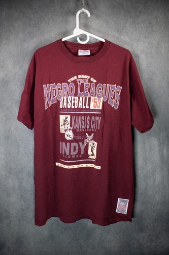 Vintage 1994 Negro Leagues Baseball T Shirt Large Crable Sportswear USA Made