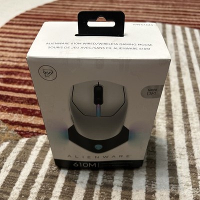 Alienware Wired/Wireless Gaming Mouse - AW610M Lunar Light For Parts Read***