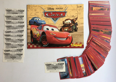 Cars (2006) Leeralbum + kompletter Stickersatz , Panini ,RAR