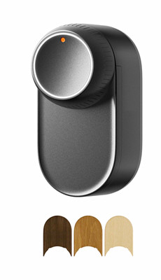 SwitchBot Lock Ultra Smart-Türschloss Schwarz/Silber, App, Alexa, Sticker x3
