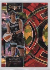 2024 Panini Select WNBA Premier Level Red Ice Prizm Diamond DeShields #112 2rz