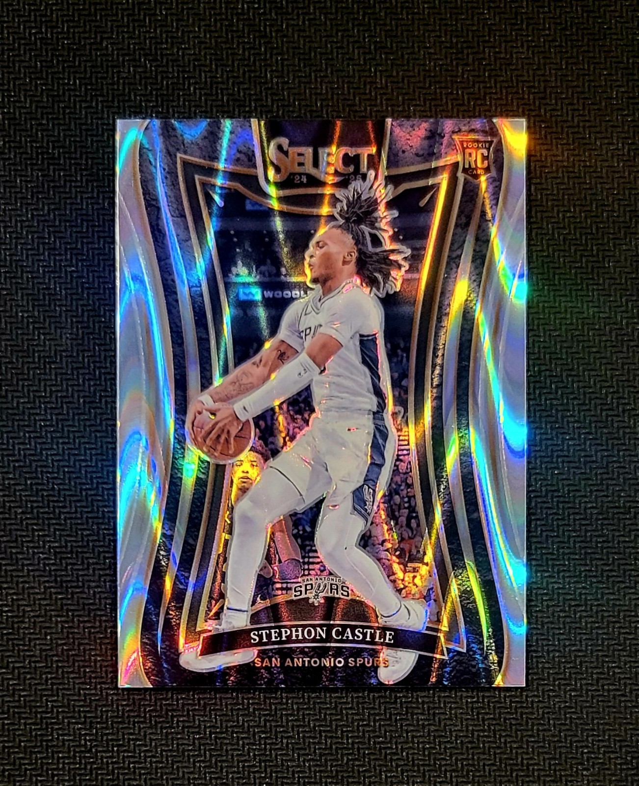 2024-25 Select Basketball Stephon Castle Mezzanine Level Silver Prizm No. 388