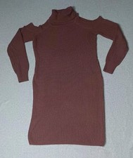 Say What? Cowl Neck Long Sleeve Off The Shoulder Sweater Dress Womens Size 1X...