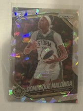 2025 Panini Prizm Ice Dominique Malonga rookie insert card #116  Seattle Storm