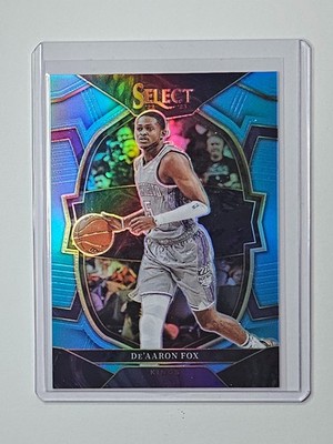 De'Aaron Fox 22-23 Select Aqua Prizm /299 #13 Sacramento Kings Panini NBA🌊