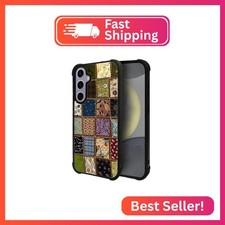 MQJCYB Case for Samsung Galaxy S24 S25, Duty Shockproof Full Protection Hard Pla