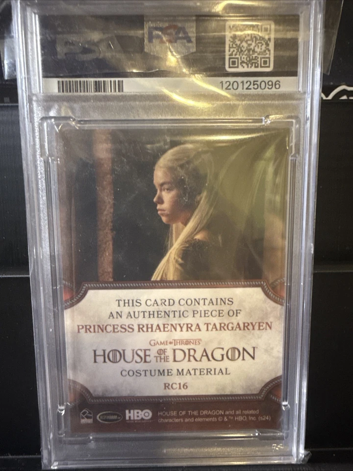 Tarjeta Reliquia Casa del Dragón Temporada 1 2024 RC16 Princesa Rhaenyra Targaryen Foto 2 de 2