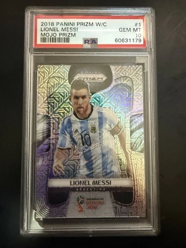 2018 Panini Prizm World Cup - Lionel Messi #1 Mojo Prizm PSA 10