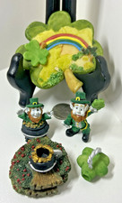 Vintage Leprechan/St. Patty's Day Miniature Tea Set 9-Piece Really Small 42