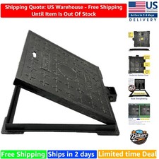 Heavy-Duty Slip-Resistant 24x24 Cast Iron Manhole Cover - Designed for Tough Use