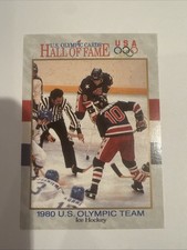 1980 Team U.S. Hockey 1991 Impel U.S. Olympicards Hall Of Fame #64