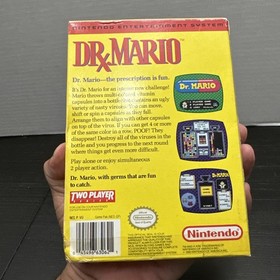 Dr. Mario (Nintendo Entertainment System, 1990) Complete CIB NES
