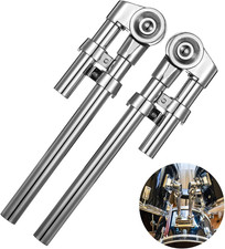 2 PCS Tom Drum Brackets, Tom Mount Holder Arm, Adjustable Tom Mounting Holder, S