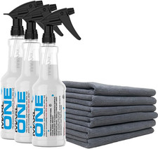 ONE  Car Spray with Triphene  All Purpose Waterless Detailer 3 Kit  Quick Spray