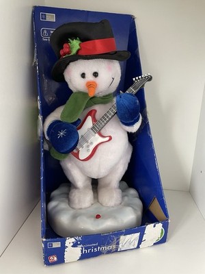 WAHNSINNIG SELTEN GEMMY INDUSTRIES GITARRE ROCKIN SNOWMAN [VERPACKT & IST ZUM HANDELN ERHÄLTLICH]