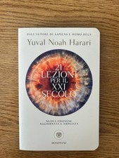 Yuval Noah Harari 21 LEZIONI PER IL XXT SECOLO NUOVA EDIZIONE aggiornat bompiani