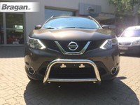 Bull Stange Abarth FüR Nissan Qashqai 2014-2021 Eu Ec GeprüFt Edelstahl Vorne