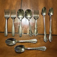 World oneida baby spoons and Forks Lot Of 9 Pieces