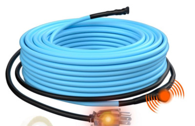 HEATIT 5JHSF 120Ft Heat Trace Cable for Pipes Self Regulating Water 120V 5W/FT