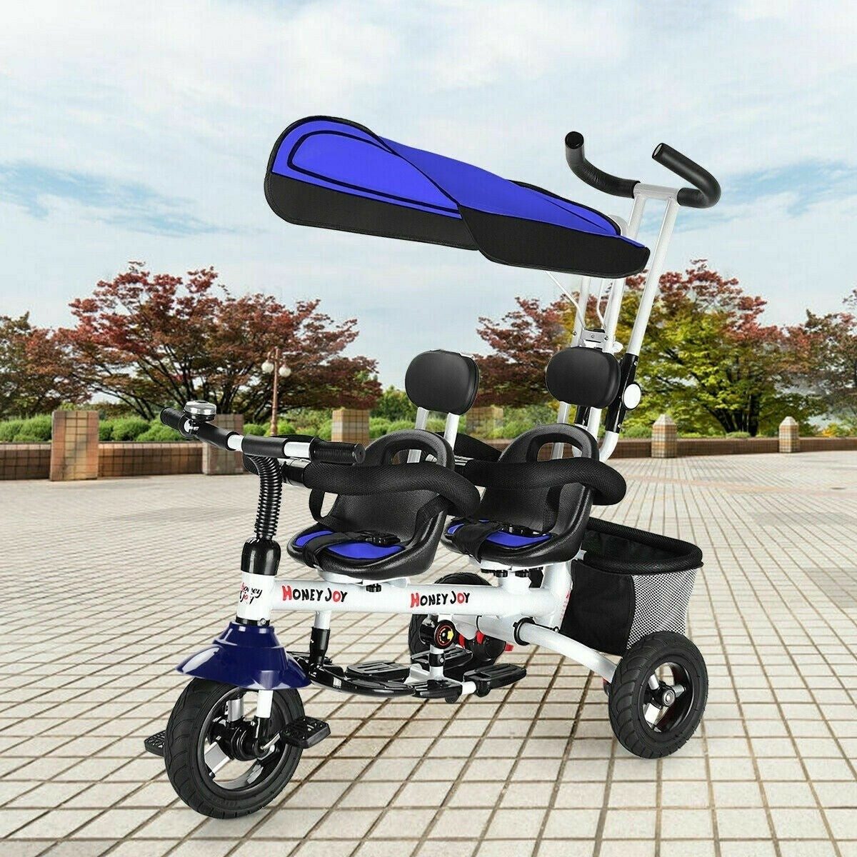 double trike stroller