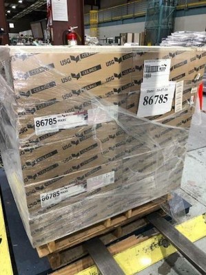 1 Box Usg Mars Ceiling Panels 86785 White 2 X 2 Taper Edge 12