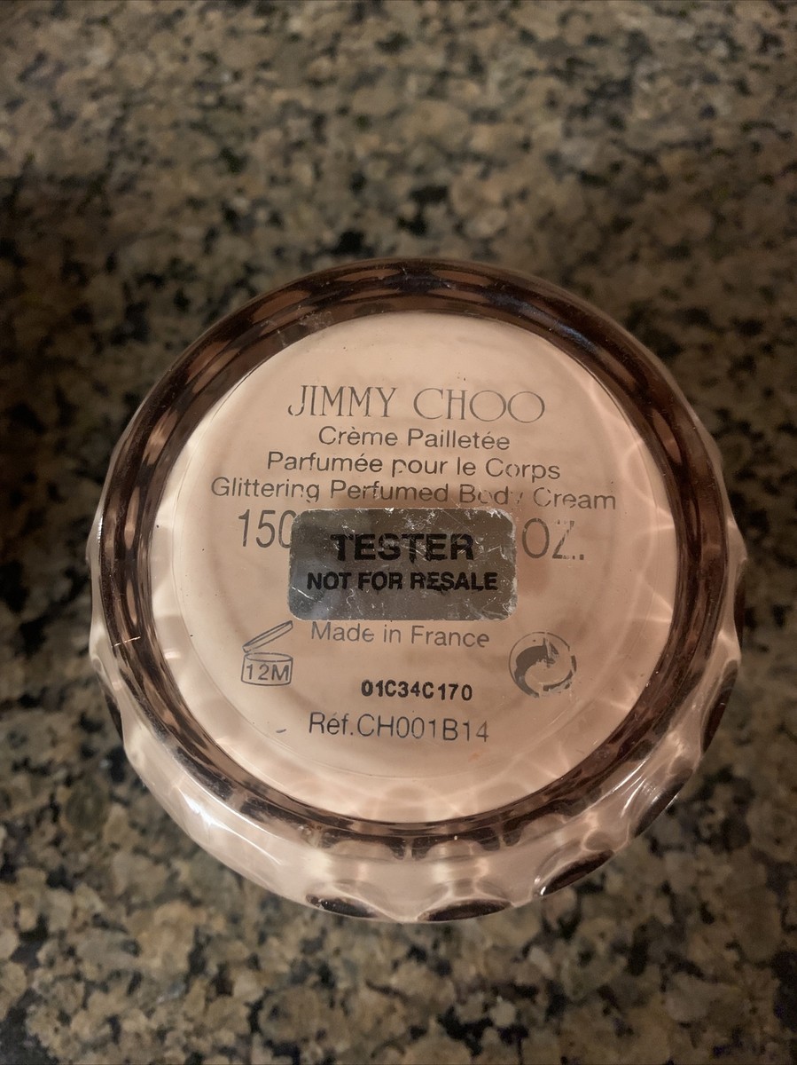 香水(女性用) JIMMY CHOO Glittering Perfumed BodyCream Jimmy Choo Women Perfumed Glittering Body Cream 5 oz (NWOB
