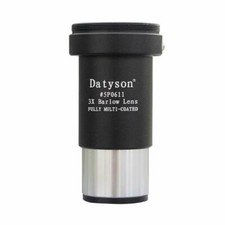 1.25inch 3X Barlow Lens Metal Multi Coated Optical Glass for Telescope Eyepiece