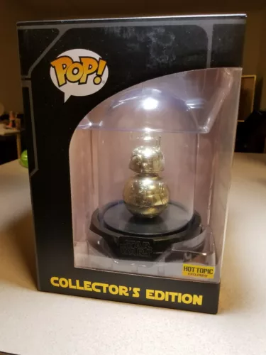 Funko POP! Star Wars BB-8 Gold Chrome Collector's Edition Hot Topic