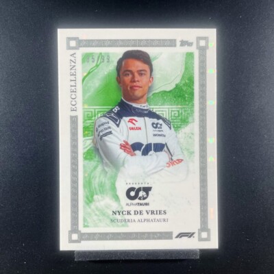 Nyck De Vries /99 Topps Eccellenza 2023 | Formel 1 | Scuderia Alphatauri