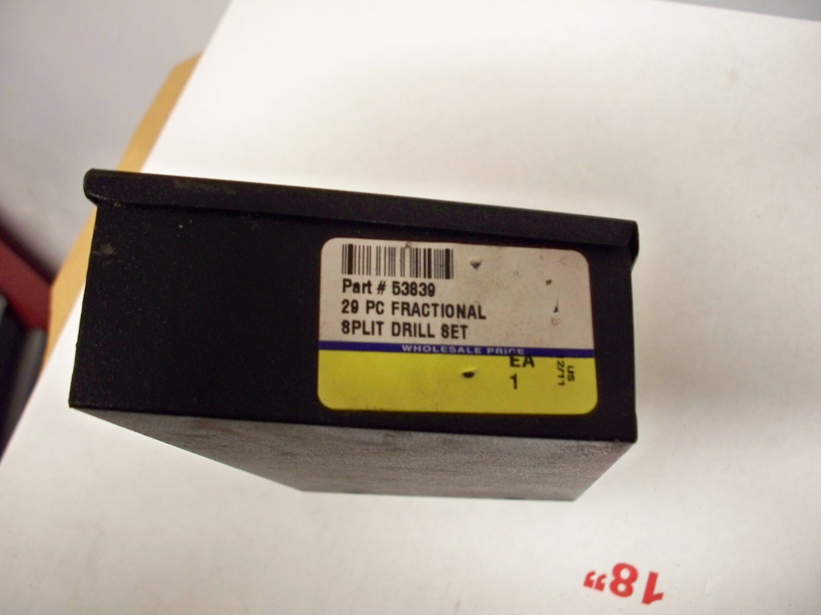 Fastenal 53839 / Norseman 44150 SP29 29 Piece Drill Bit Set USA