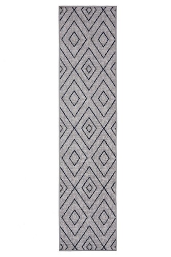 Diamant geometrischer Läufer - 2 Fuß x 8 Fuß marokkanischer Übergangsbereich Teppich - 517 - Bild 5 von 42