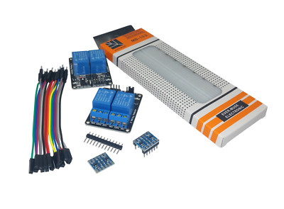 2x Dual 2 Channel 5V Relay Module + Logic Level Converter Raspberry Pi + Arduino