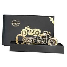 Motorcycle Beer Valentine's Day Gifts for Men, Dad, Him, Unique Bronze Classic