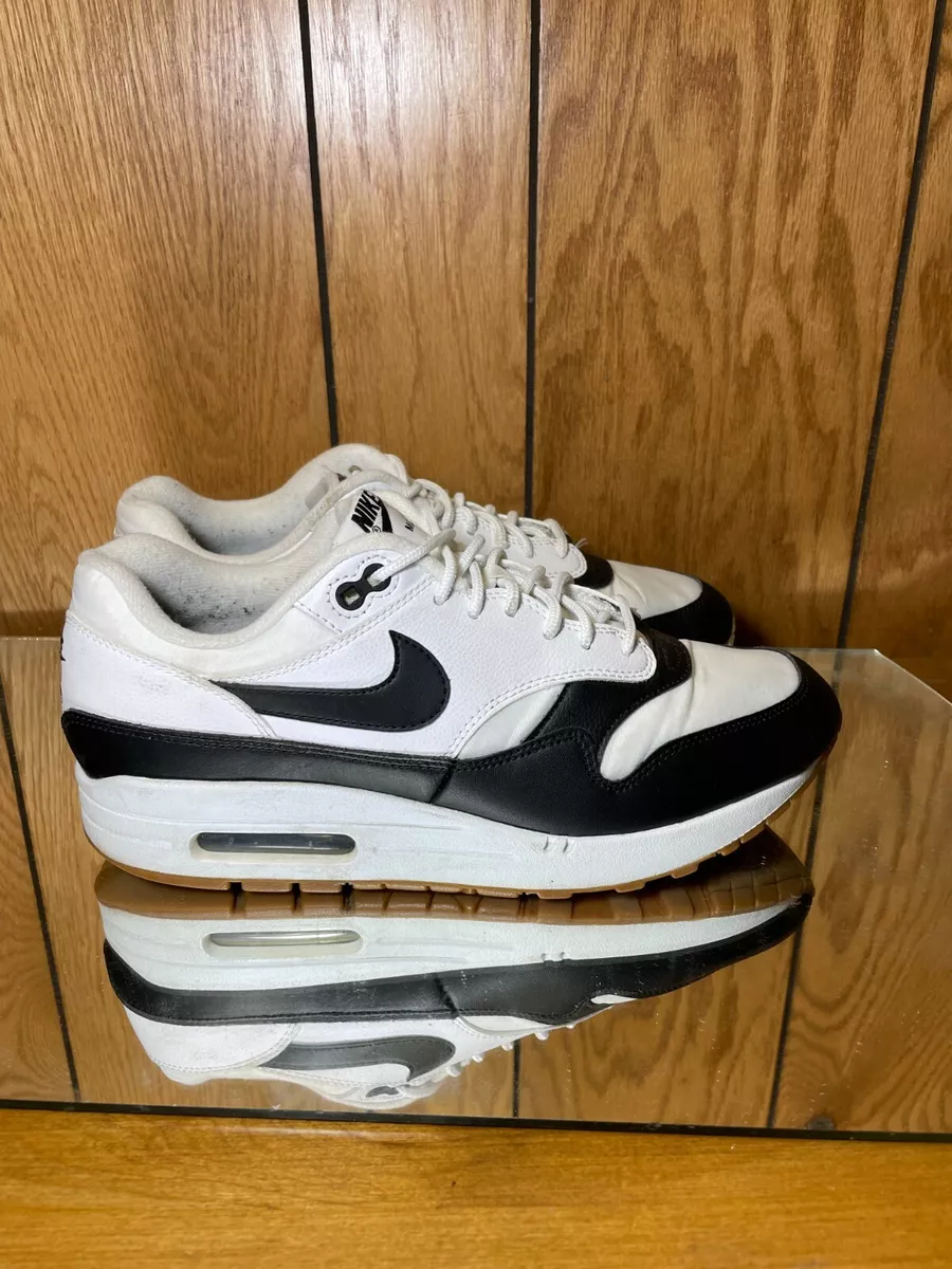 Air max 1 white black outlet gum