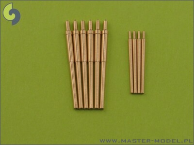 IJN YAHAGI / AGAN BEWAFFNUNG 15 cm (6 Stck.), 8 cm (4 Stck.) FÄSSER #SM-350-055 MASTER