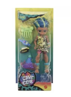 Cave Club Fashion Dolls - Slate Doll With Raghu Pet - Mattel Brand New