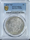 1878 7TF Rev 78 MORGAN PCGS MS62 Graded Silver Dollar Nice Original Coin 7074