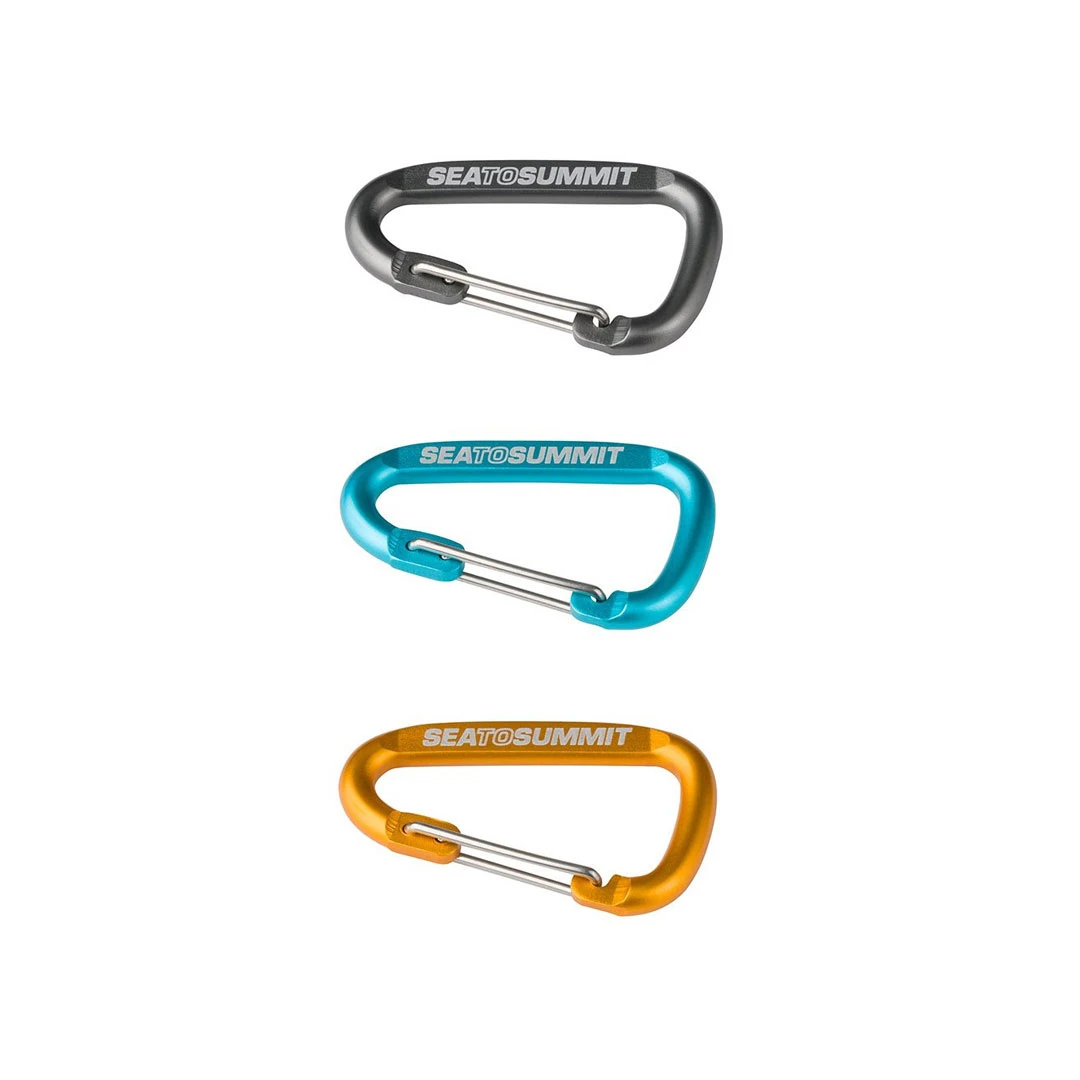 Sea To Summit lightweight Aluminium Accessory Carabiner Fasteners x 3