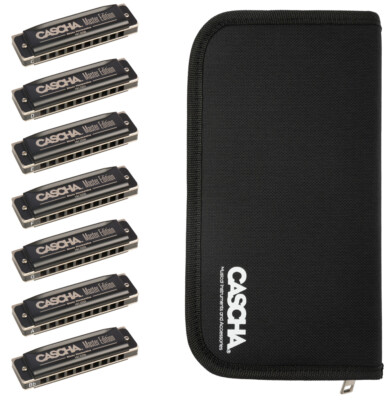 CASCHA HH 2248 Master Edition Blues Harmonica Pack