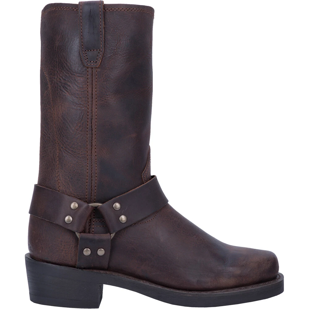 Amberjack Brown Leather Cap Toe Lace-Up Boots – Men\'s \