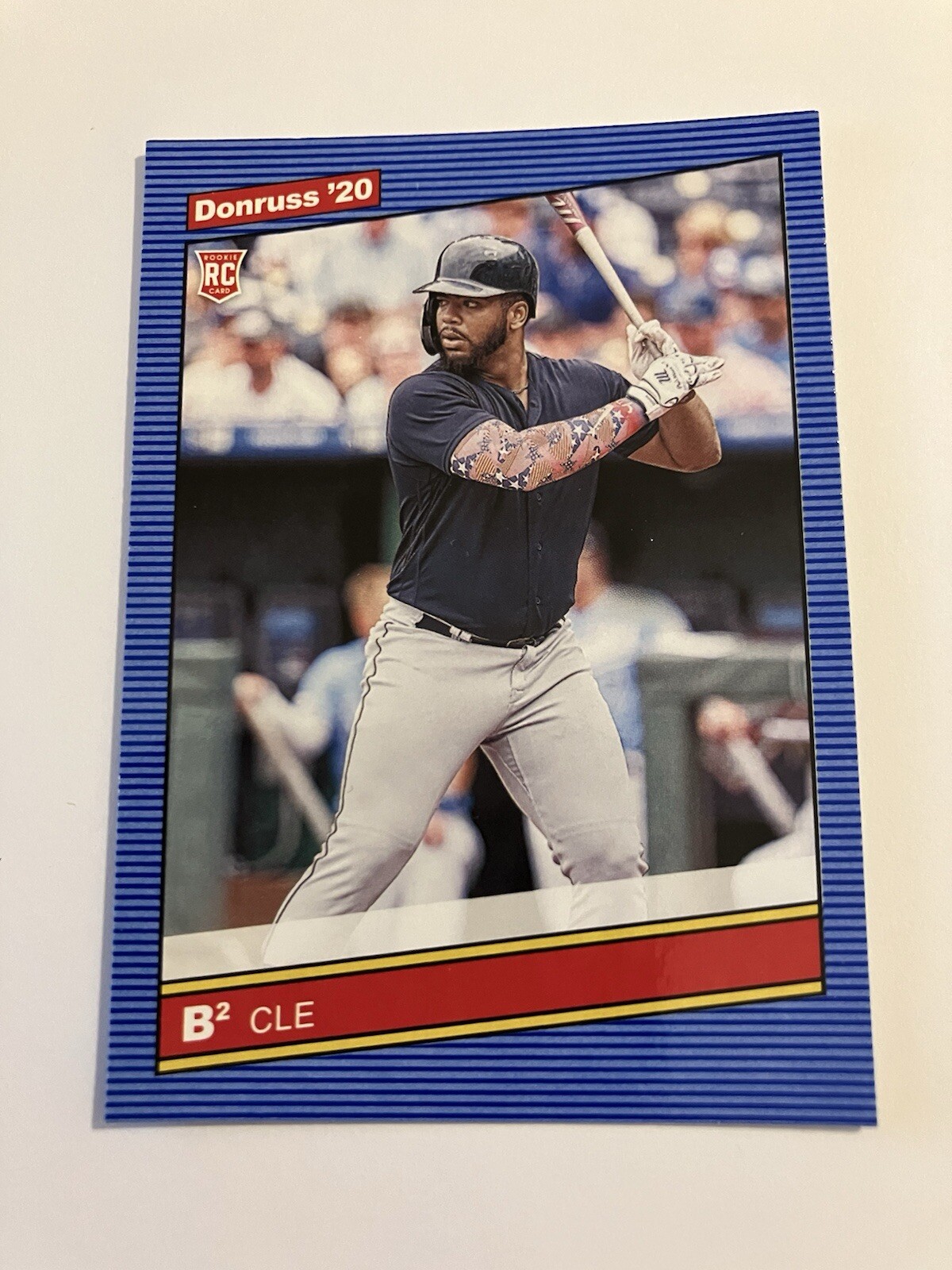 Bobby Bradley 2020 Donruss Retro Rookie Nickname Variation #242 Cleveland RC