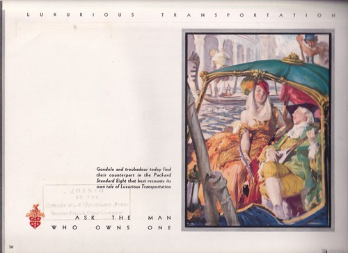 LUXURIOUS TRANSPORTATION THE PACKARD STANDARD EIGHT MODELS 8-26 & 8-33 BROCHURE - Picture 12 of 12