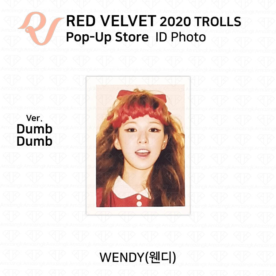 RED VELVET Trolls Pop Up Store Wendy Photocard Dumb Dumb Power Up